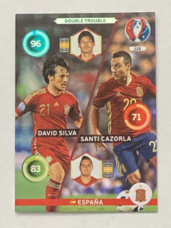 2016 EURO Adrenalin XL #115 David Silva & Santi Cazorla - DOUBLE TROUBLE