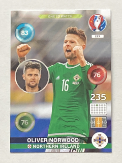 2016 EURO Adrenalin XL #223 Oliver Norwood - ONE TO WATCH