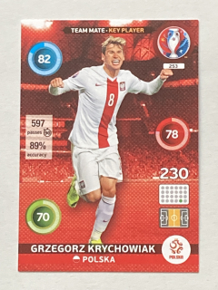 2016 EURO Adrenalin XL #253 Grzegorz Krychowiak
