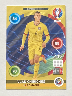 2016 EURO Adrenalin XL #312 Vlad Chiriches - DEFENSIVE ROCK