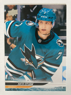 2024-25 UD Series 2 #385 Nico Sturm