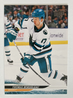 2024-25 UD Series 2 #388 Thomas Bordeleau
