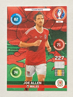 2016 EURO Adrenalin XL #451 Joe Allen