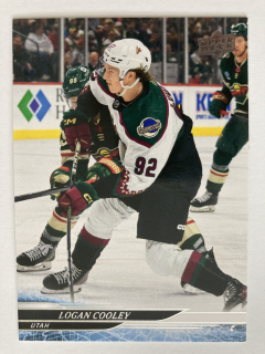 2024-25 UD Series 2 #419 Logan Cooley