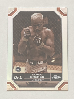 2024 Topps Chrome UFC #029 Elves Brener - ROOKIE CARD SEPIA REFRACTOR