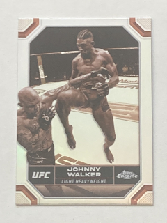 2024 Topps Chrome UFC #096 Johnny Walker - SEPIA REFRACTOR