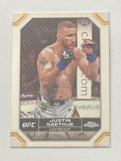 2024 Topps Chrome UFC #104 Justin Gaethje