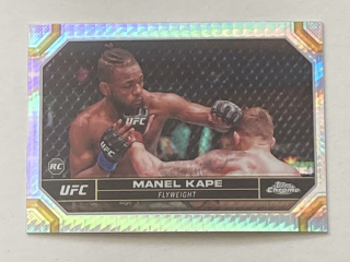 2024 Topps Chrome UFC #119 Manel Kape - ROOKIE CARD X-FACTOR
