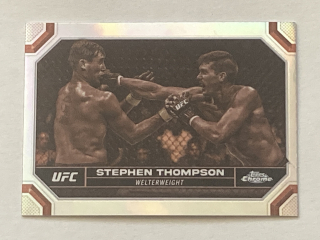 2024 Topps Chrome UFC #180 Stephen Thompson - SEPIA REFRACTOR