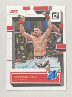2023 Panini - Donruss UFC #207 Drakkar Klose - RATED ROOKIE