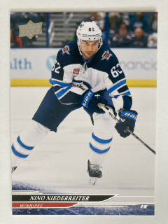 2024-25 UD Series 2 #448 Nino Niederreiter