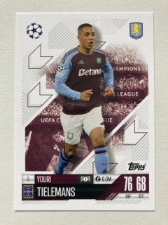 2024/25 Topps Match Attax #005 Youri Tielemans [Aston Villa]