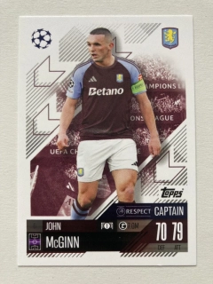 2024/25 Topps Match Attax #006 John McGinn - CAPTAIN [Aston Villa]