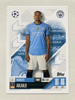 2024/25 Topps Match Attax #017 Manuel Akanji [Manchester City]