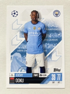 2024/25 Topps Match Attax #025 Jérémy Doku [Manchester City]