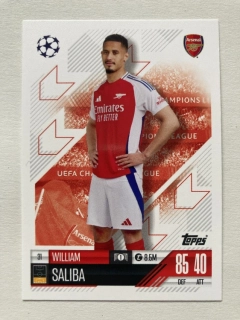 2024/25 Topps Match Attax #031 William Saliba [Arsenal FC]
