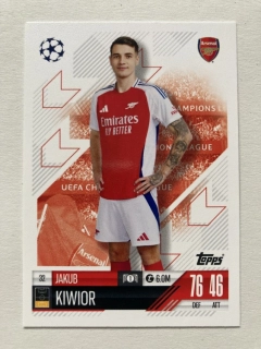 2024/25 Topps Match Attax #032 Jakub Kiwior [Arsenal FC]
