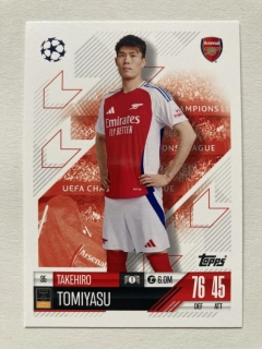 2024/25 Topps Match Attax #035 Takehiro Tomiyasu [Arsenal FC]