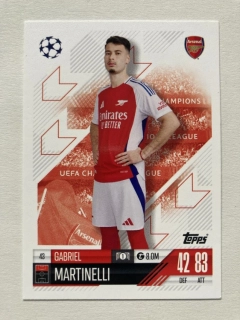 2024/25 Topps Match Attax #043 Gabriel Martinelli [Arsenal FC]