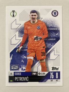 2024/25 Topps Match Attax #083 Dorde Petrovič [Chelsea FC]