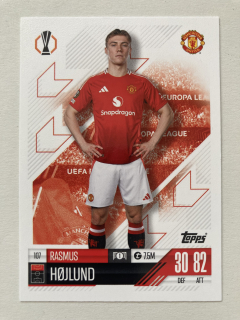 2024/25 Topps Match Attax #107 Rasmus Højlund [Manchester United]
