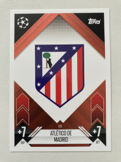 2024/25 Topps Match Attax #109 Atlético de Madrid - TEAM BADGE