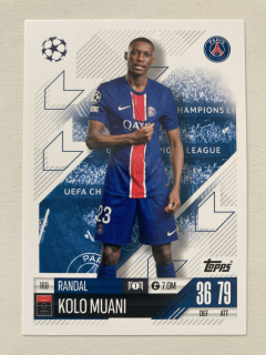 2024/25 Topps Match Attax #169 Randal Kolo Muani [Paris Saint-Germain]