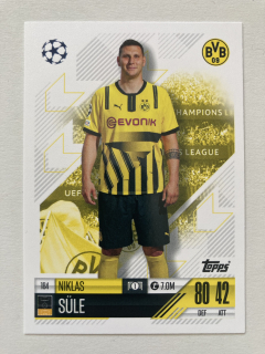2024/25 Topps Match Attax #184 Nicklas Süle [Borussia Dortmund]