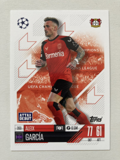 2024/25 Topps Match Attax #203 Alex García [Bayer 04 Leverkusen]