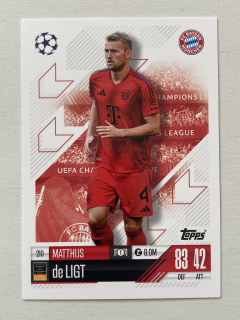 2024/25 Topps Match Attax #210 Matthijs de Ligt [Bayern München]