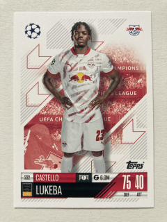 2024/25 Topps Match Attax #232 Castello Lukeba [RB Leipzig]