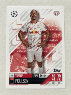 2024/25 Topps Match Attax #241 Yussuf Poulsen [RB Leipzig]