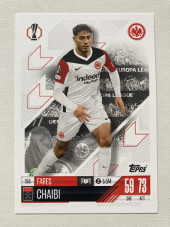 2024/25 Topps Match Attax #250 Fares Chaibi [Eintracht Frankfurt]