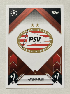2024/25 Topps Match Attax #253 PSV Eindhoven - TEAM BADGE