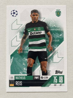 2024/25 Topps Match Attax #272 Matheus Reis [Sporting Clube de Portugal]