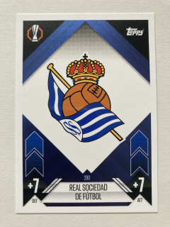 2024/25 Topps Match Attax #280 Real Sociedad de Fútbol - TEAM BADGE