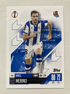 2024/25 Topps Match Attax #284 Mikel Merino [Real Sociedad de Fútbol]