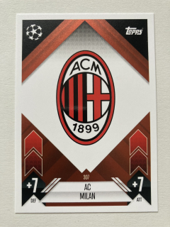 2024/25 Topps Match Attax #307 AC Milan - TEAM BADGE