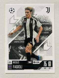 2024/25 Topps Match Attax #323 Nicolò Fagioli [Juventus]