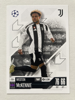 2024/25 Topps Match Attax #324 Weston McKennie [Juventus]