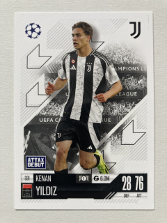 2024/25 Topps Match Attax #331 Kenan Yildiz [Juventus]