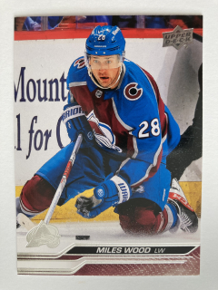 2023-24 UD Extended #536 Miles Wood