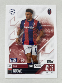 2024/25 Topps Match Attax #342 Dan Ndoye [Bologna FC 1909]