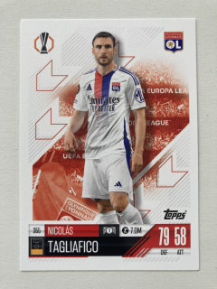 2024/25 Topps Match Attax #355 Nicolás Tagliafico [Olimpique Lyonnais]