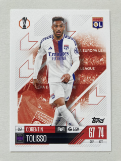 2024/25 Topps Match Attax #357 Corentin Tolisso [Olimpique Lyonnais]