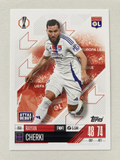 2024/25 Topps Match Attax #358 Rayan Cherki [Olimpique Lyonnais]