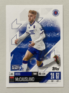 2024/25 Topps Match Attax #386 Ross McCausland [Rangers F.C.]