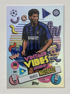2024/25 Topps Match Attax #426 Marco Materazzi - VINTAGE VIBES LEGENDS [FC Internazionale Milano]
