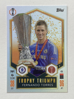 2024/25 Topps Match Attax #435 Fernando Torres - TROPHY TRIUMPH [Chelsea FC]