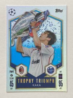 2024/25 Topps Match Attax #441 Kaká - TROPHY TRIUMPH [AC Milan]